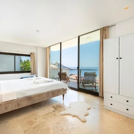Luxury Seaview 2 Bedroom In Kalkan Tatil Evi Kaş