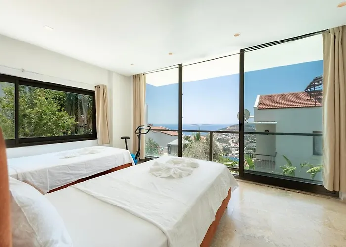 Luxury Seaview 2 Bedroom In Kalkan Tatil Evi *